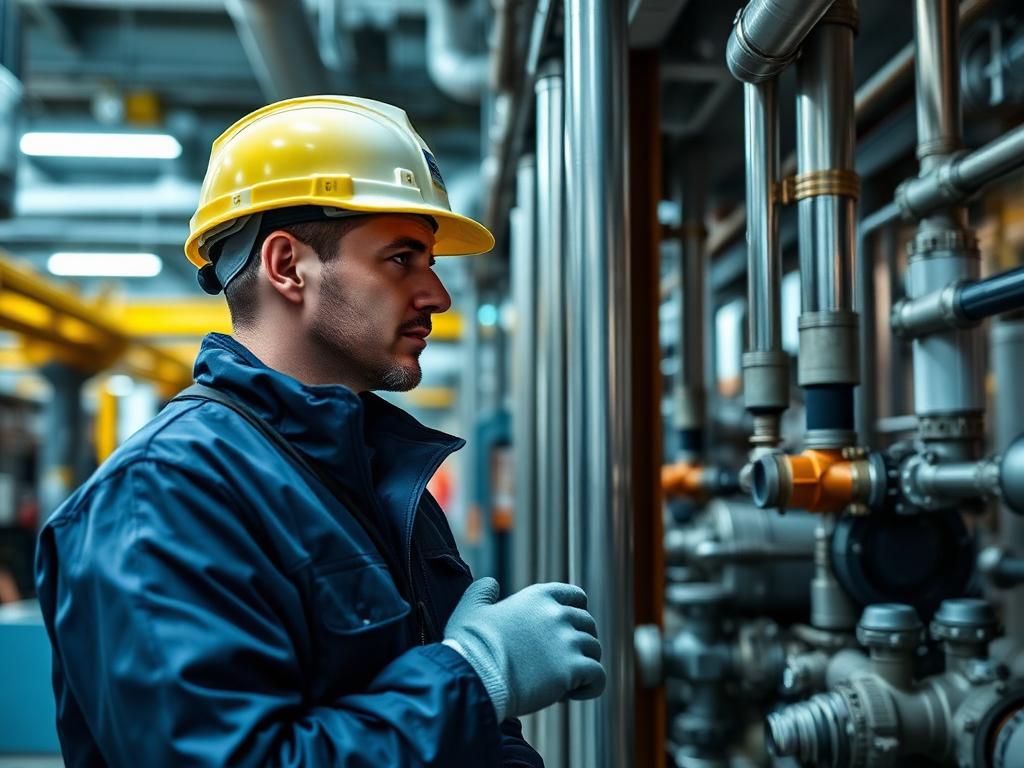 Maintenance & Engineering professionals wearing personal protective equipment